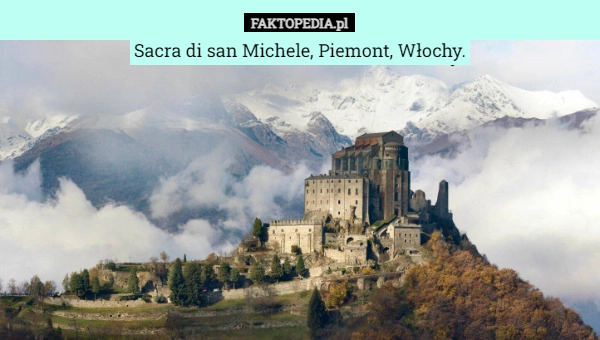 
    Sacra di san Michele, Piemont, Włochy.