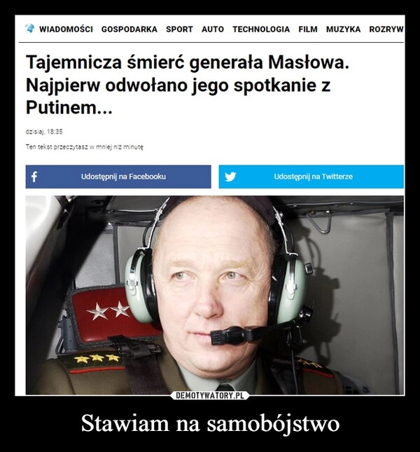 
    
Stawiam na samobójstwo 