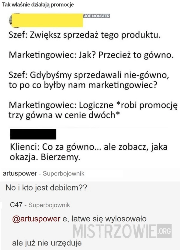
    Tak właśnie działają promocje