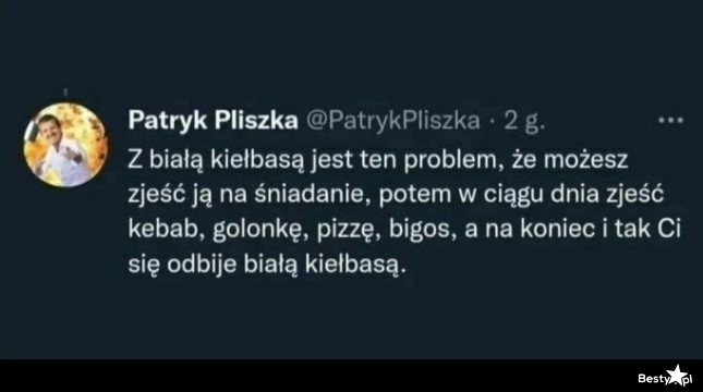 
    Biała kiełbasa 