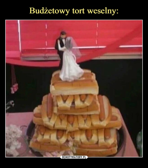 
    Budżetowy tort weselny: