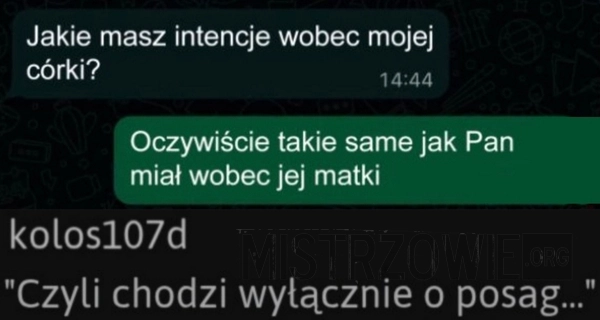 
    Intencje
