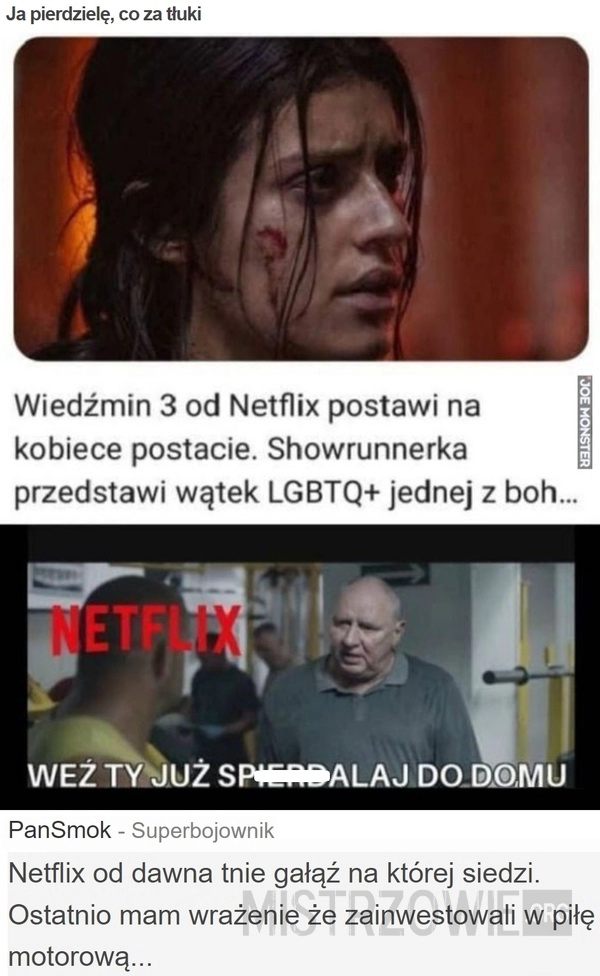 
    Ja pierdzielę, co za tłuki