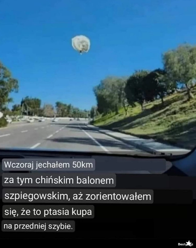 
    Chiński balon szpiegowski 