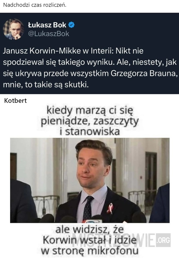 
    Nadchodzi czas rozliczeń