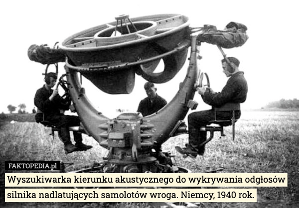 
    Wyszukiwarka kierunku akustycznego do wykrywania odgłosów silnika nadlatujących