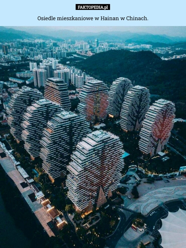 
    Osiedle mieszkaniowe w Hainan w Chinach.