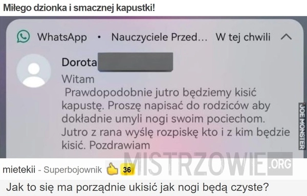 
    
			Miłego dzionka i smacznej kapustki!					