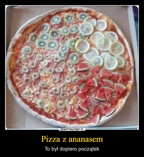 
    Pizza z ananasem