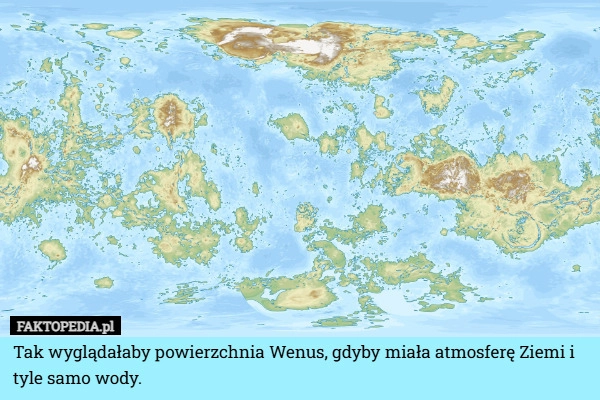 
    Tak wyglądałaby powierzchnia Wenus, gdyby miała atmosferę Ziemi i tyle samo