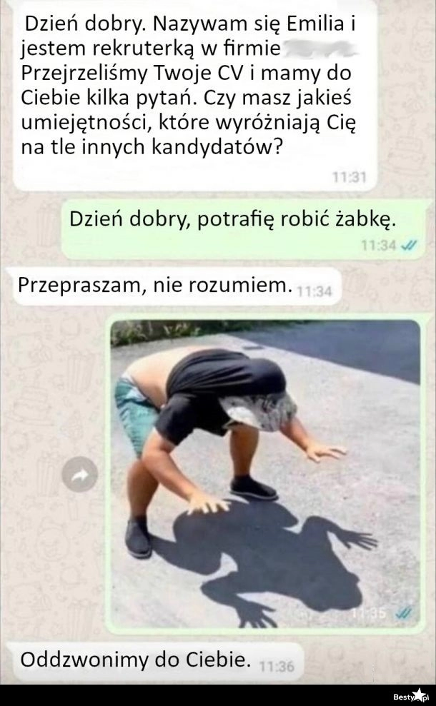 
    Specjalne umiejętności 