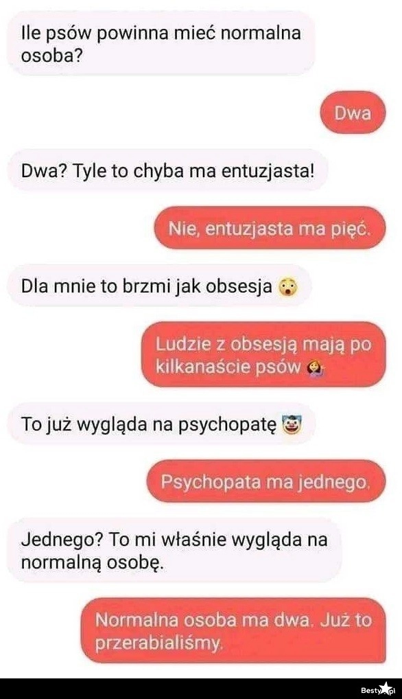 
    Idealna ilość psów 