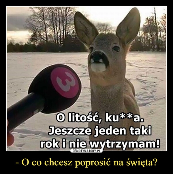 
    
- O co chcesz poprosić na święta? 