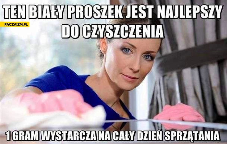 
    Ten biały proszek jest najlepszy do czyszczenia 1 gram wystarcza na cały dzień sprzątania Perfekcyjna pani domu