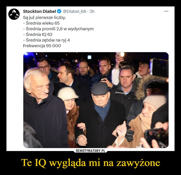 
    Te IQ wygląda mi na zawyżone