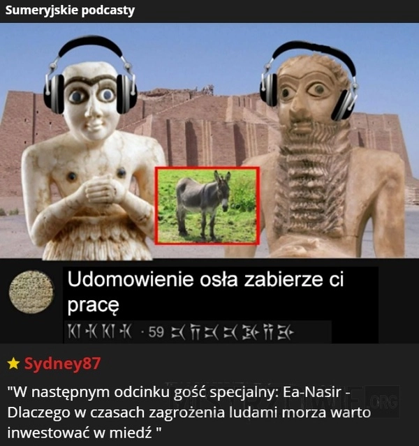 
    Sumeryjskie podcasty
