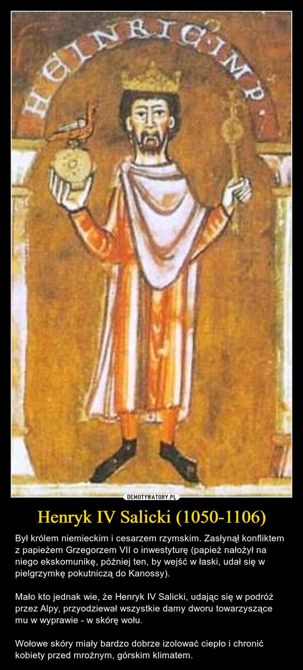 
    Henryk IV Salicki (1050-1106)