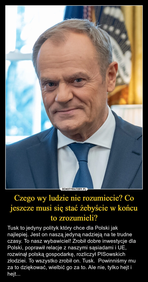 
    Czego wy ludzie nie rozumiecie? Co jeszcze musi się stać żebyście w końcu to zrozumieli?