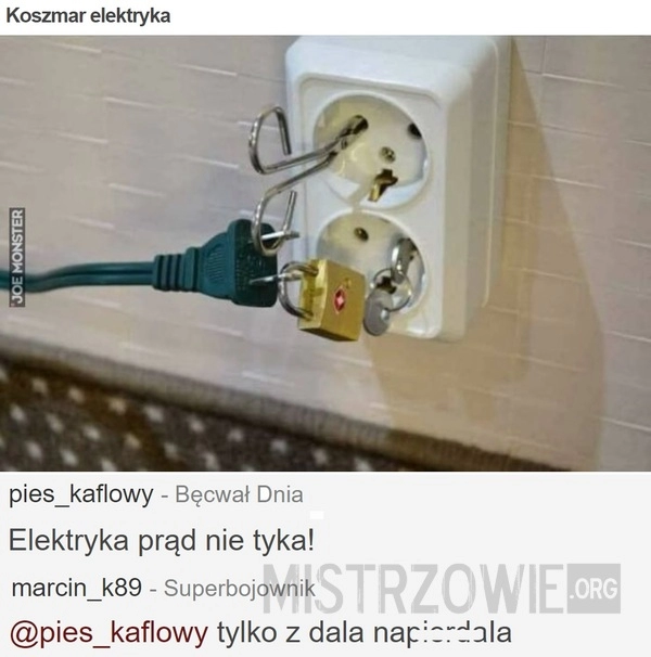 
    Koszmar elektryka