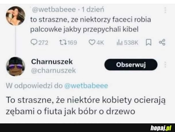 
    Zębowy lód, aż mam ciary