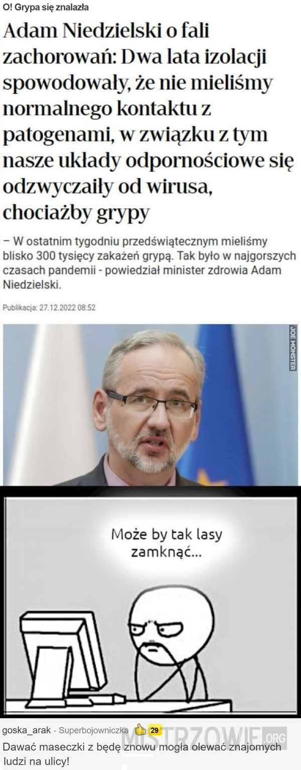 
    
			O! Grypa się znalazła					