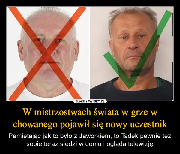 
    W mistrzostwach świata w grze w chowanego pojawił się nowy uczestnik