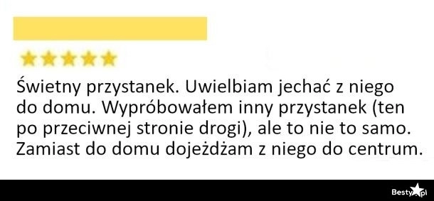 
    Świetny przystanek 