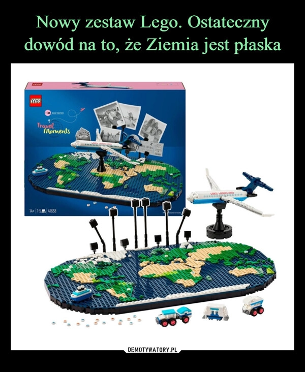 
    Nowy zestaw Lego. Ostateczny dowód na to, że Ziemia jest płaska