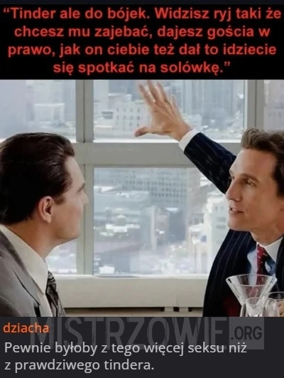 
    Tinder do bójek