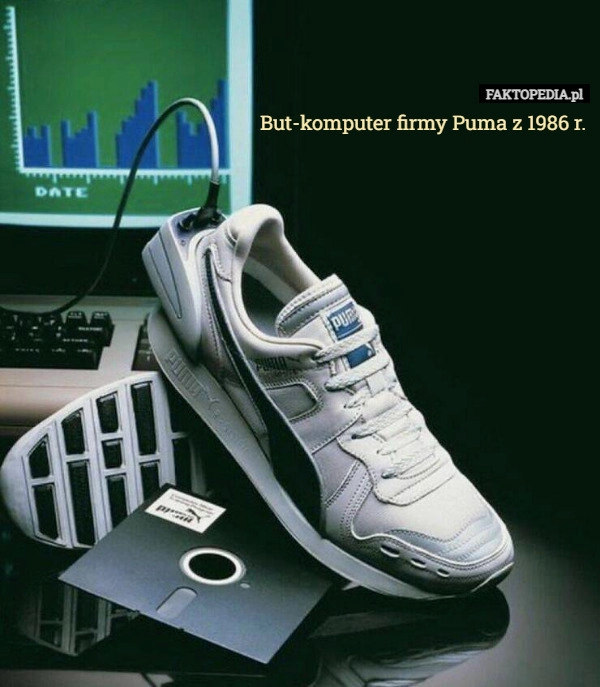 
    
			But-komputer firmy Puma z 1986 r.					