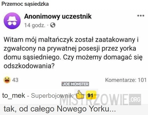 
    Przemoc sąsiedzka