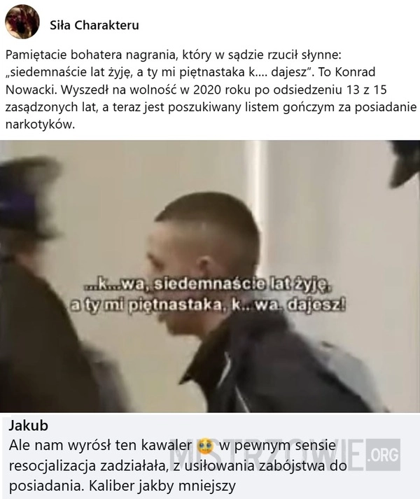 
    Bohater nagrania