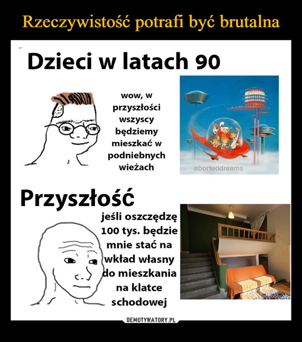 
    Rzeczywistość potrafi być brutalna