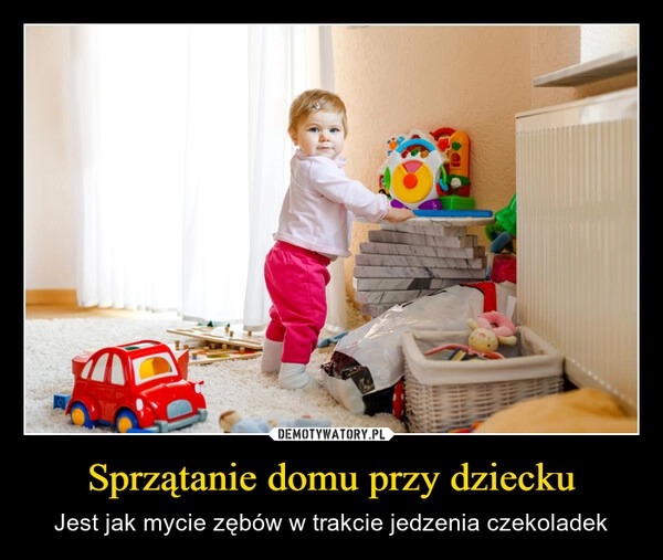 
    Sprzątanie domu przy dziecku