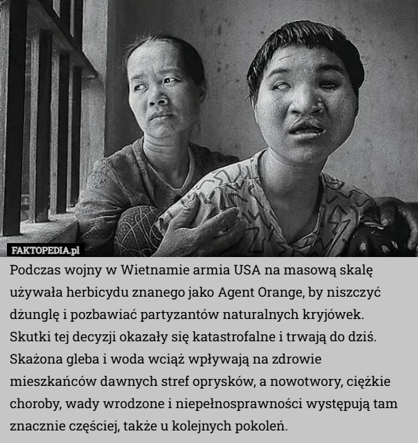 
    Podczas wojny w Wietnamie armia USA na masową skalę używała herbicydu znanego...