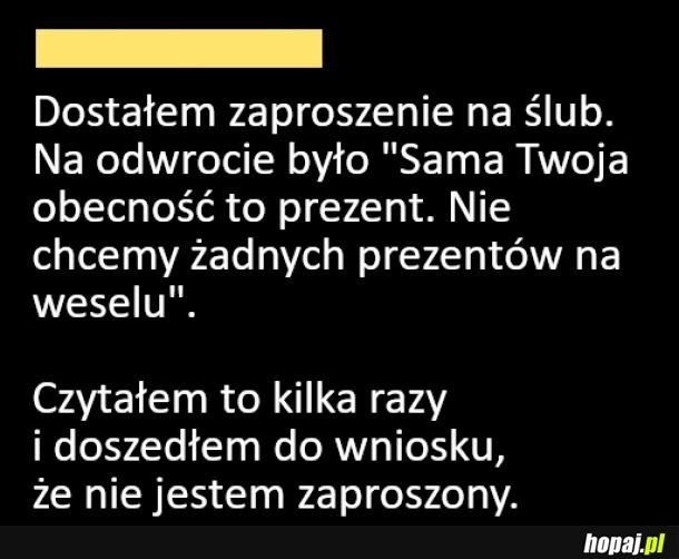 
    Zaproszenie na ślub