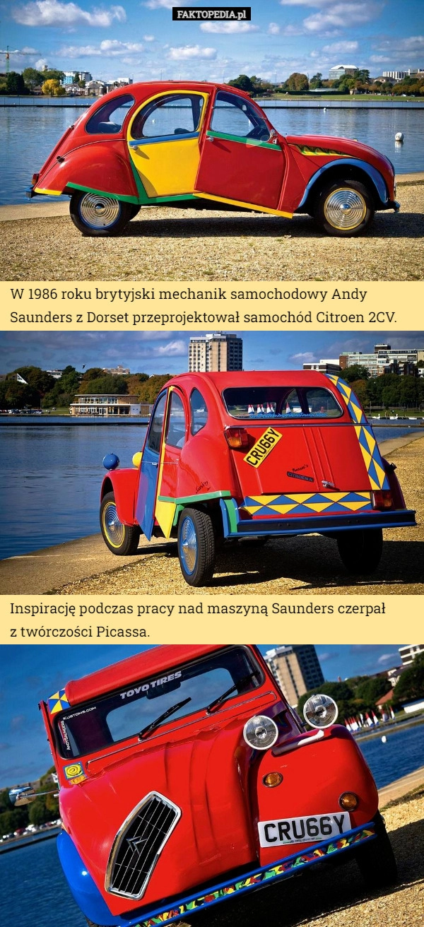 
    W 1986 roku brytyjski mechanik samochodowy Andy Saunders z Dorset przeprojektował...