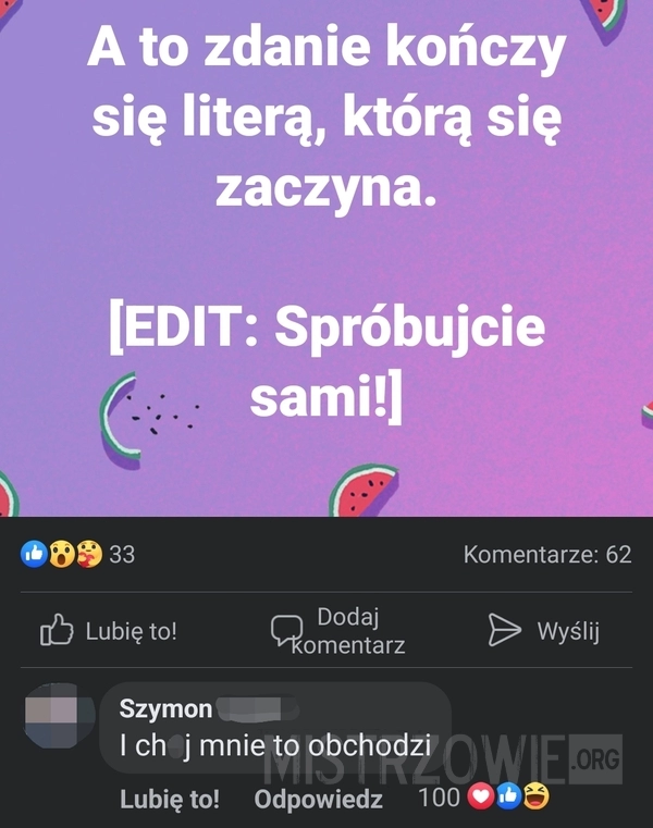 
    Zdanie