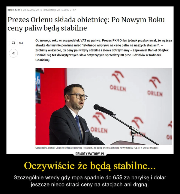 
    
Oczywiście że będą stabilne... 