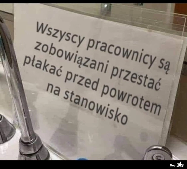 
    Wiadomość do pracowników 