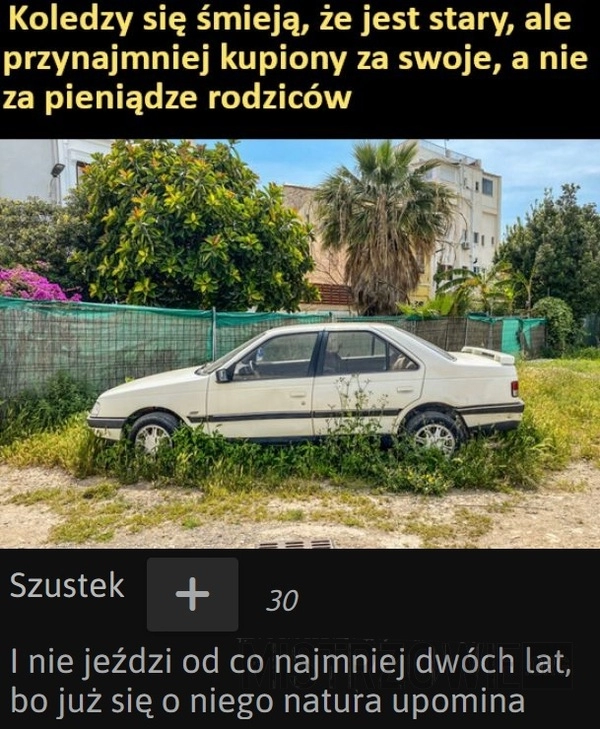 
    Stary ale za swoje