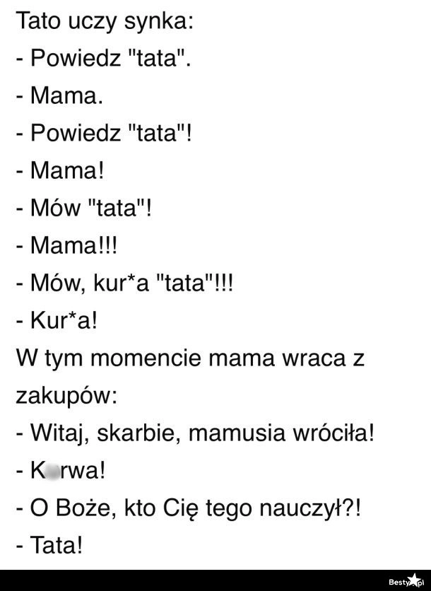 
    Nauka słowa "tata" 