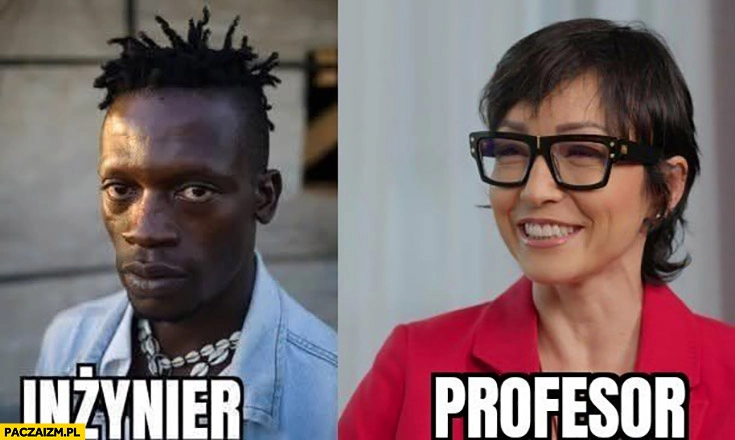 
    Barbara Mróz-Gorgon profesor, murzyn inżynier