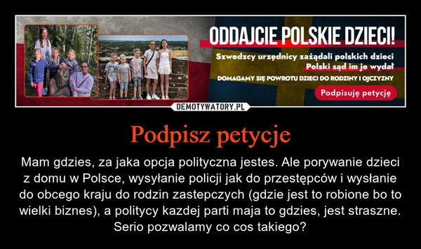 
    Podpisz petycje