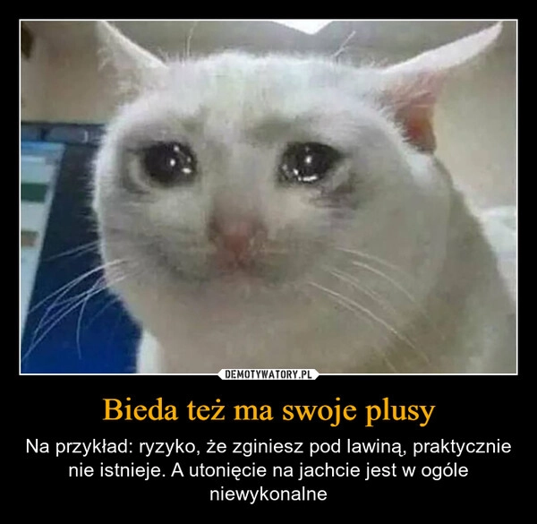 
    Bieda też ma swoje plusy