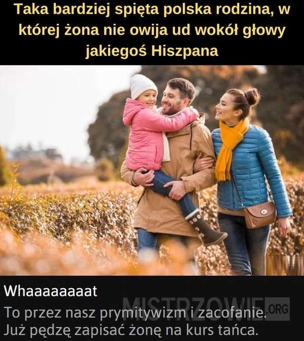 
    Spięta rodzina