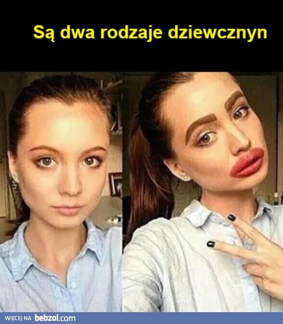 
    Są dwa rodzaje dziewczyn