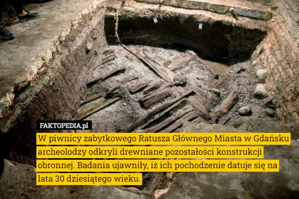 
    
			W piwnicy zabytkowego Ratusza Głównego Miasta w Gdańsku archeolodzy odkryli					