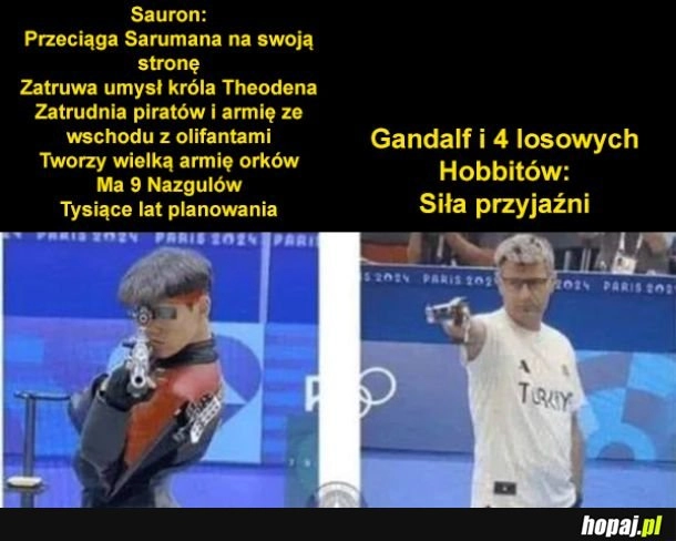 
    Sauron i Gandalf