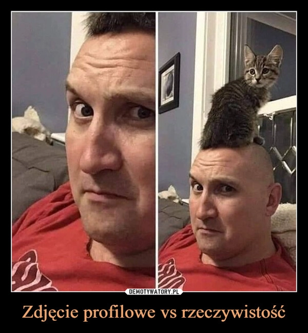 
    Zdjęcie profilowe vs rzeczywistość